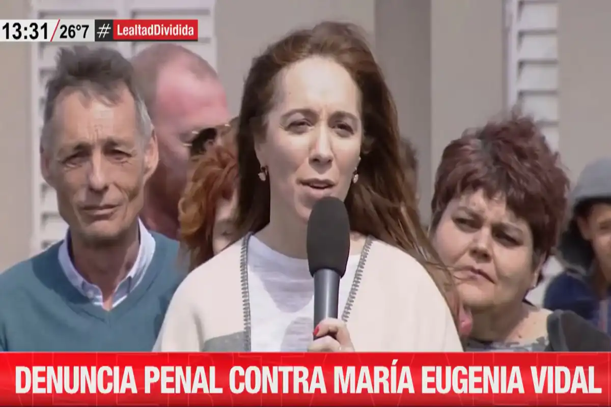 María Eugenia Vidal fue denunciada
