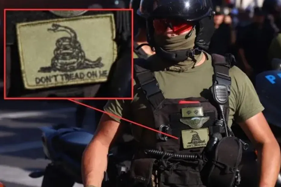 Símbolos libertarios en las fuerzas de seguridad